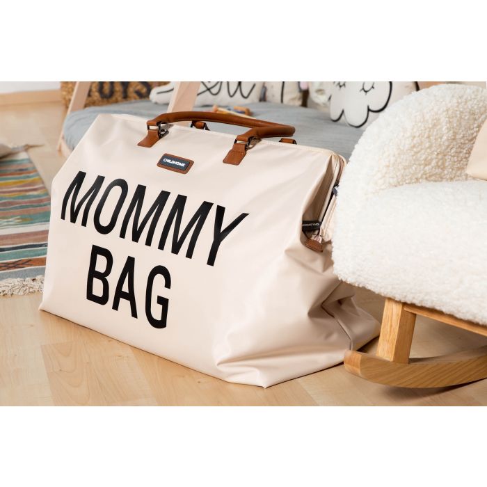 Mommy Bag - Childhome con Materassino per il Cambio - avorio